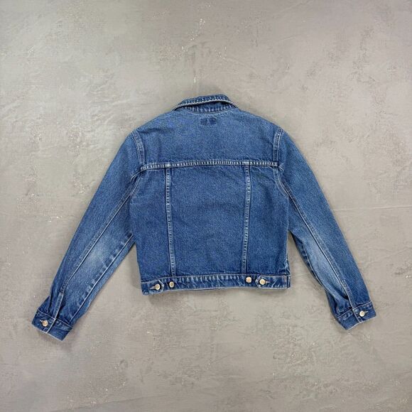 Vintage Esprit Stonewashed Denim Trucker Jacket Fits Women's XS - Picture 3 of 3